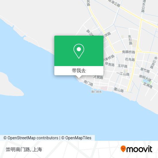 崇明南门路地图
