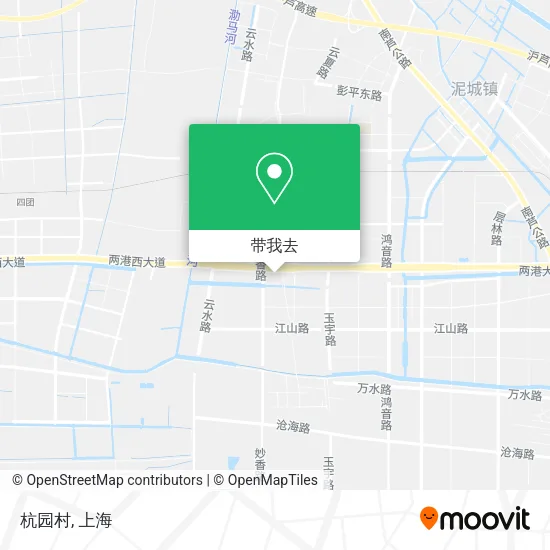 杭园村地图