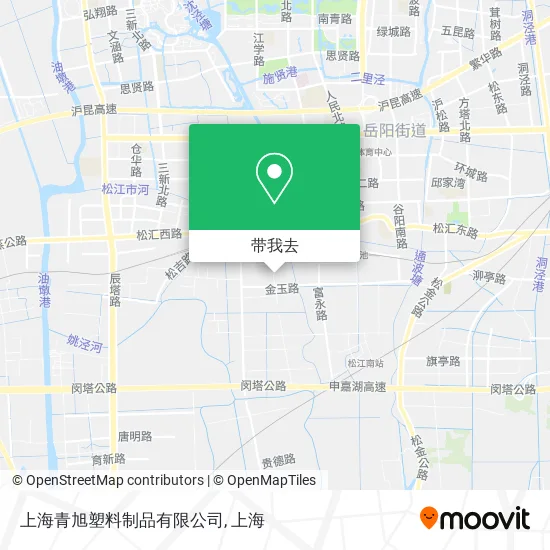 上海青旭塑料制品有限公司地图