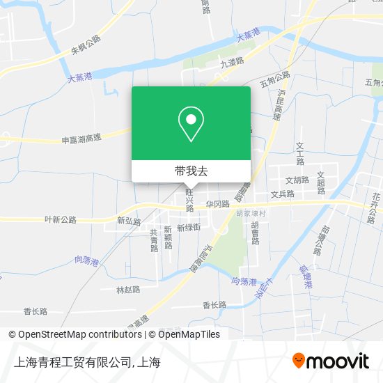 上海青程工贸有限公司地图