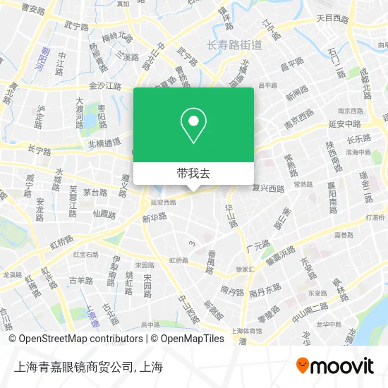 上海青嘉眼镜商贸公司地图