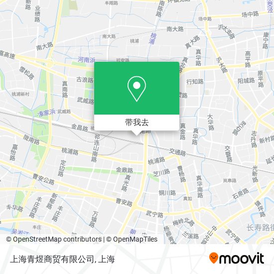 上海青煜商贸有限公司地图