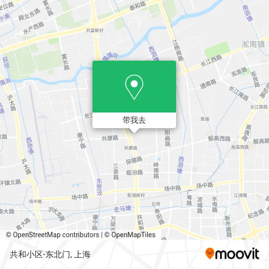 共和小区-东北门地图