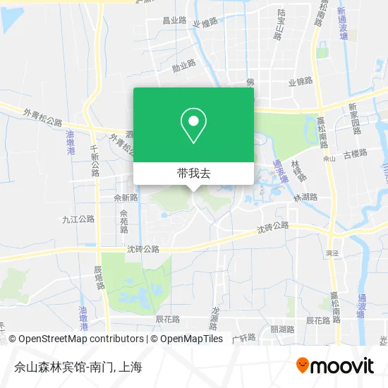佘山森林宾馆-南门地图