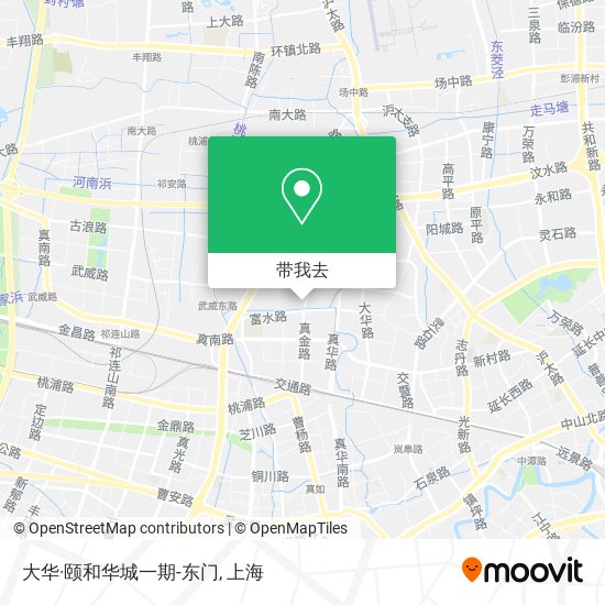 大华·颐和华城一期-东门地图