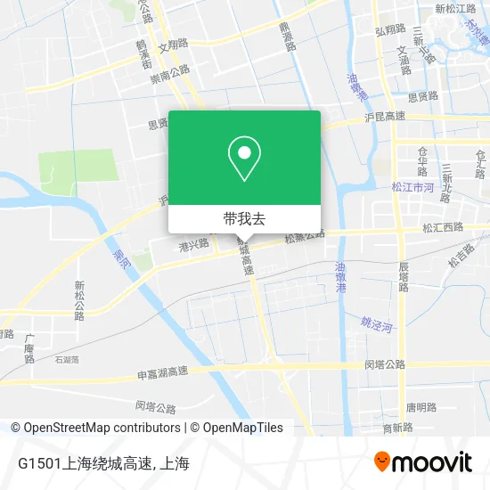 G1501上海绕城高速地图