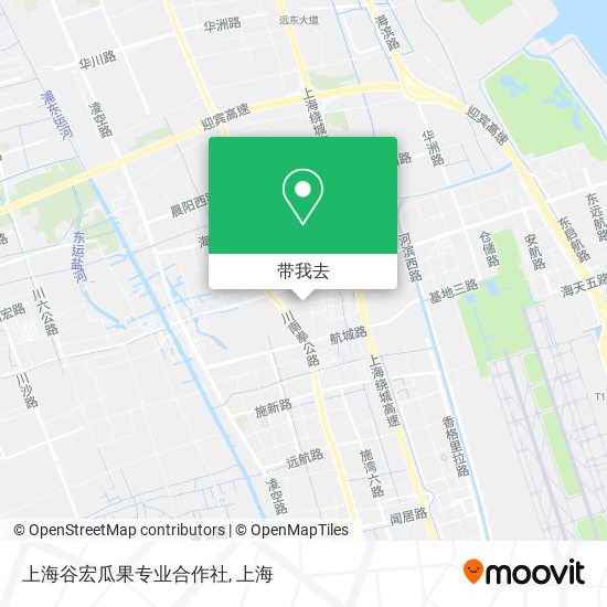 上海谷宏瓜果专业合作社地图