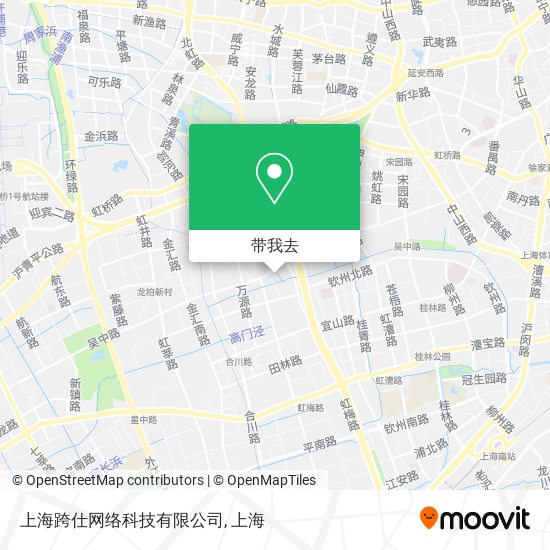 上海跨仕网络科技有限公司地图
