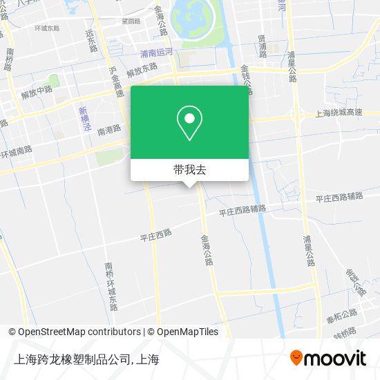 上海跨龙橡塑制品公司地图