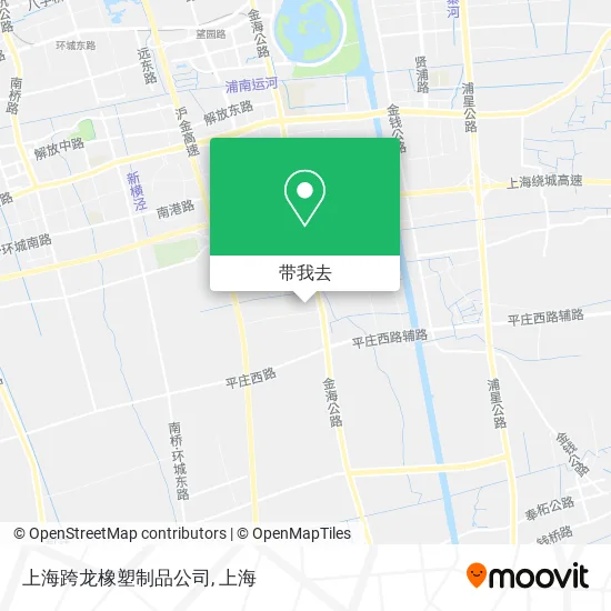 上海跨龙橡塑制品公司地图