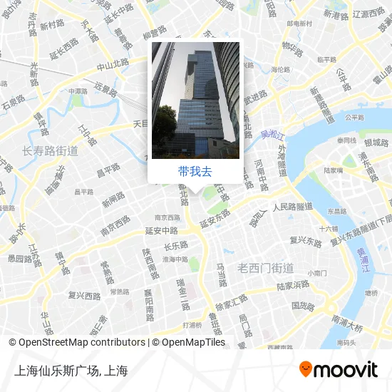 上海仙乐斯广场地图