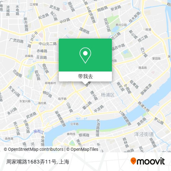 周家嘴路1683弄11号地图