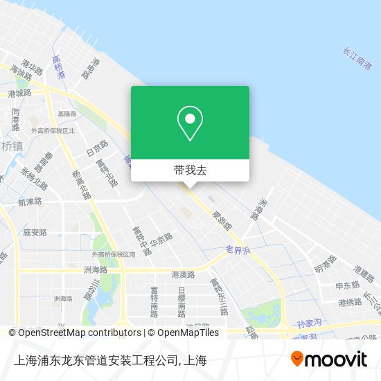 上海浦东龙东管道安装工程公司地图