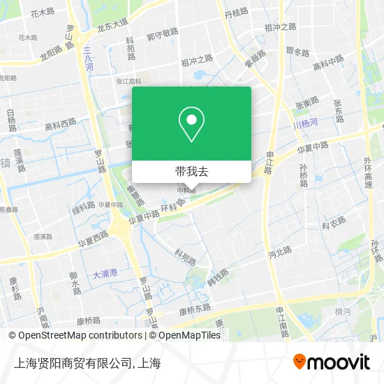 上海贤阳商贸有限公司地图