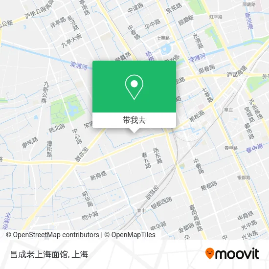 昌成老上海面馆地图