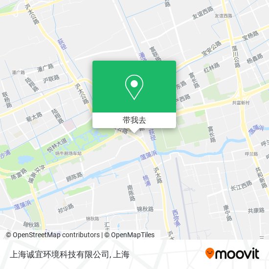 上海诚宜环境科技有限公司地图