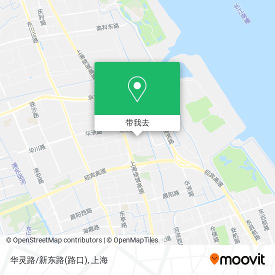 华灵路/新东路(路口)地图