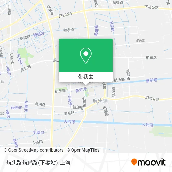航头路航鹤路(下客站)地图
