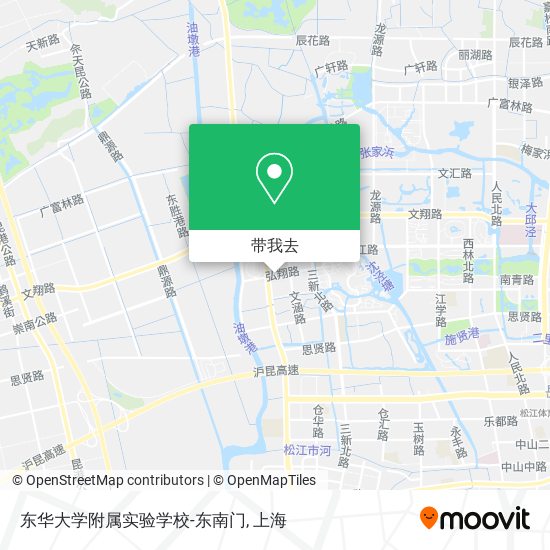 东华大学附属实验学校-东南门地图