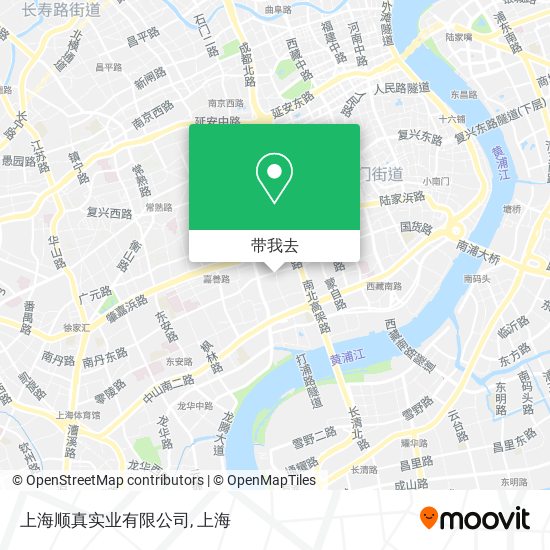 上海顺真实业有限公司地图