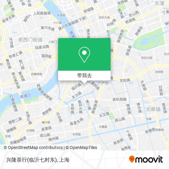 兴隆茶行(临沂七村东)地图