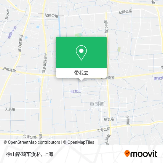徐山路鸡车浜桥地图