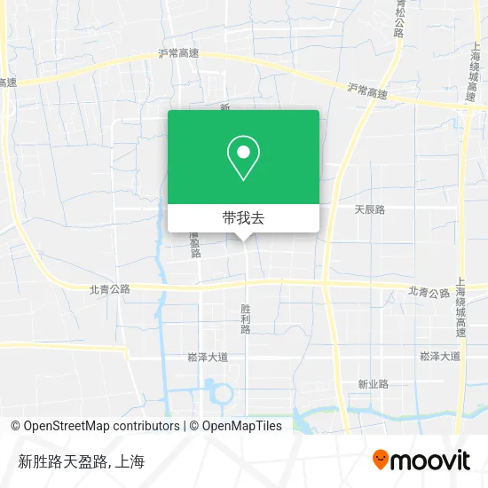 新胜路天盈路地图