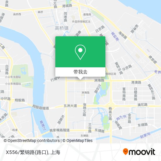 X556/繁锦路(路口)地图