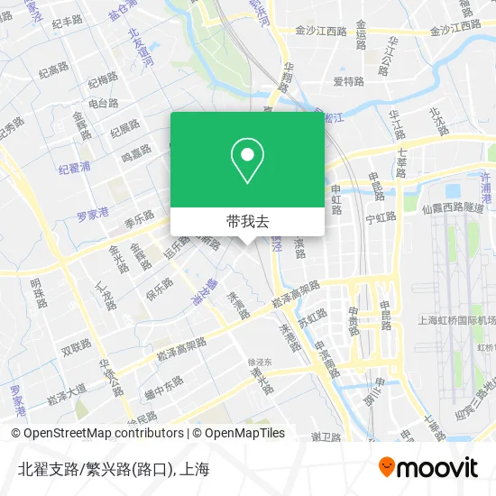 北翟支路/繁兴路(路口)地图