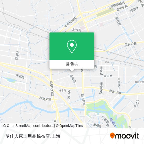 梦佳人床上用品棉布店地图