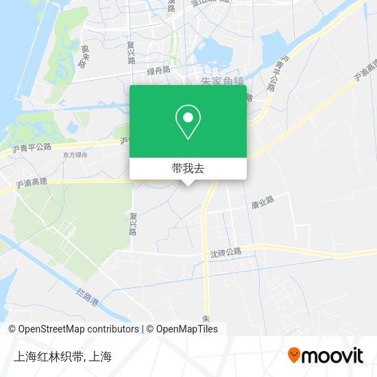 上海红林织带地图