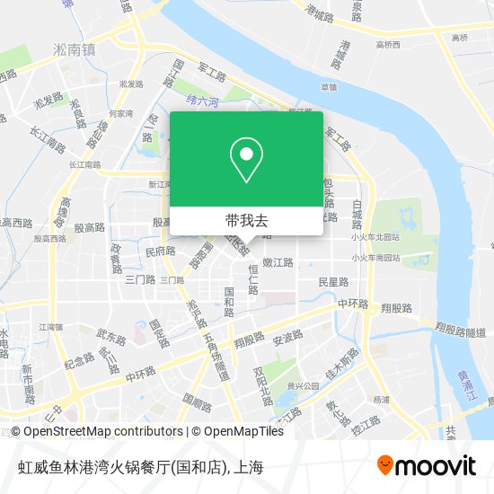 虹威鱼林港湾火锅餐厅(国和店)地图