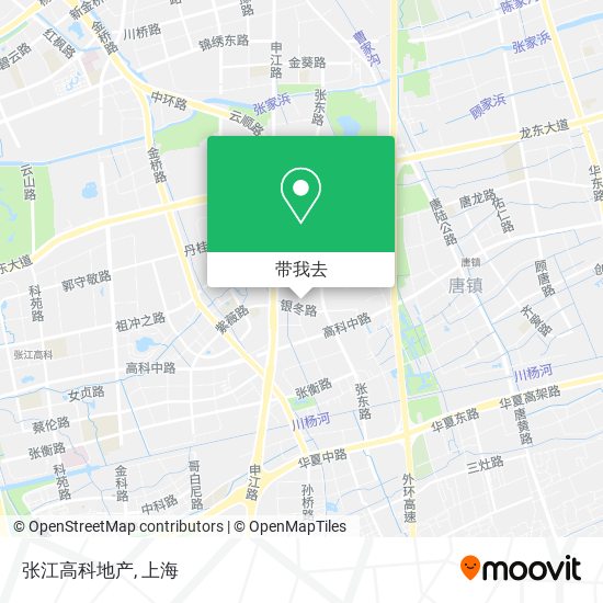 张江高科地产地图