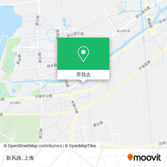 新风路地图