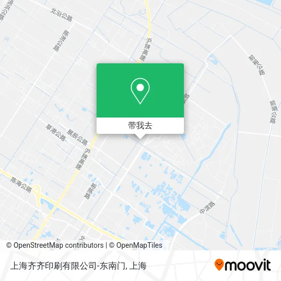 上海齐齐印刷有限公司-东南门地图