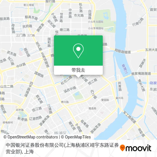 中国银河证券股份有限公司(上海杨浦区靖宇东路证券营业部)地图