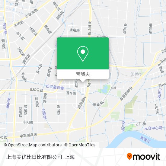 上海美优比日比有限公司地图