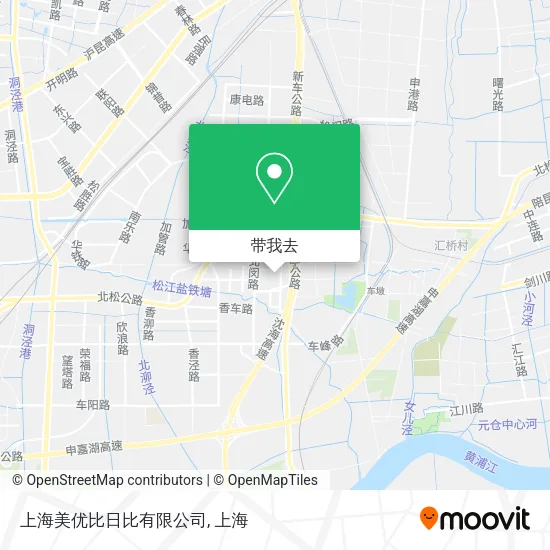 上海美优比日比有限公司地图