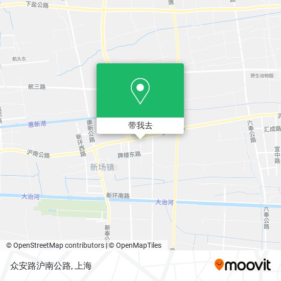 众安路沪南公路地图