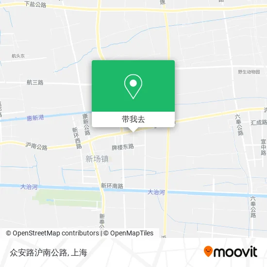 众安路沪南公路地图