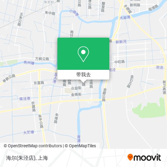 海尔(朱泾店)地图