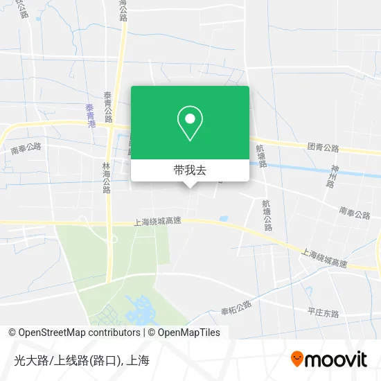 光大路/上线路(路口)地图