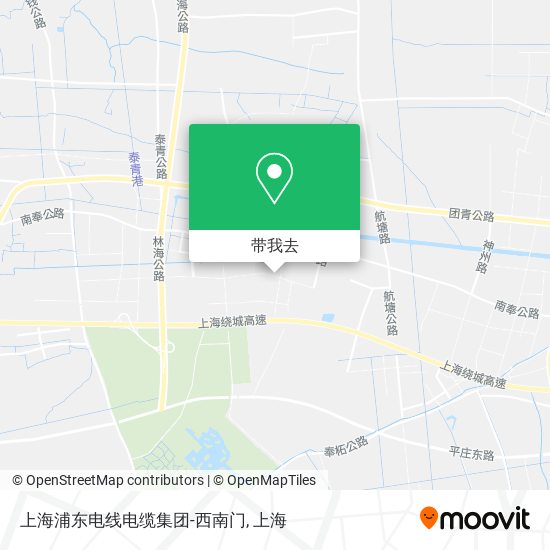 上海浦东电线电缆集团-西南门地图