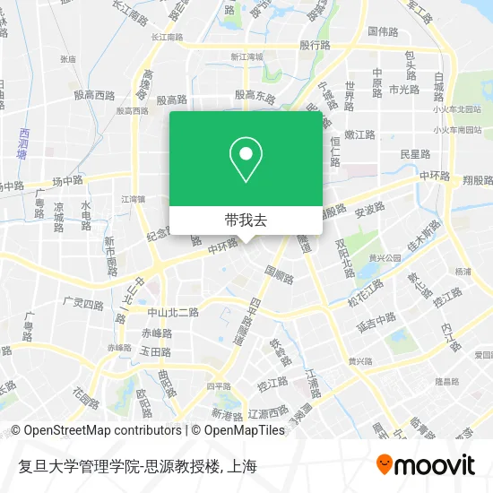 复旦大学管理学院-思源教授楼地图
