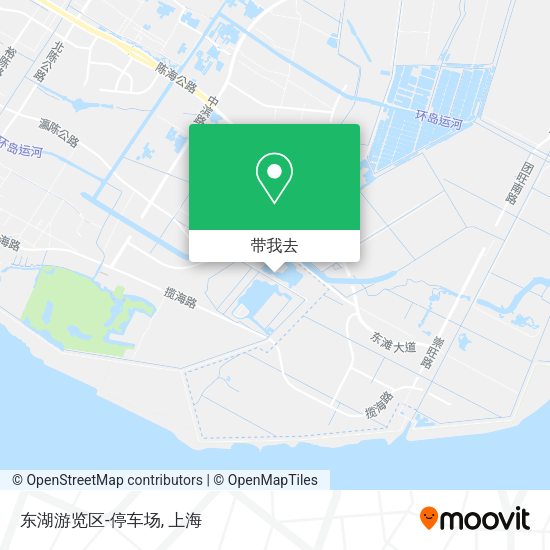 东湖游览区-停车场地图