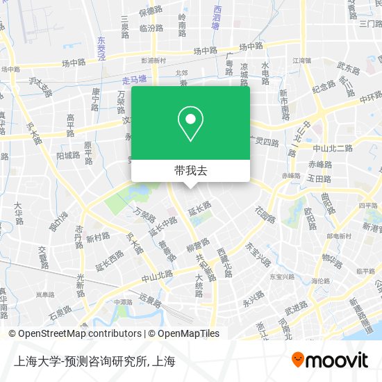 上海大学-预测咨询研究所地图