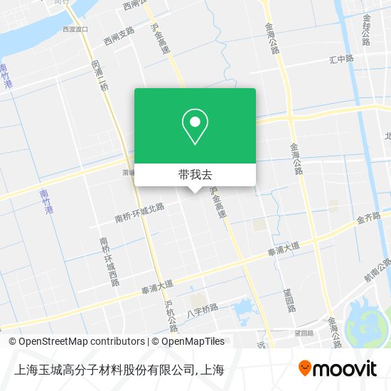 上海玉城高分子材料股份有限公司地图