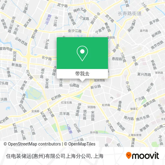 住电装储运(惠州)有限公司上海分公司地图