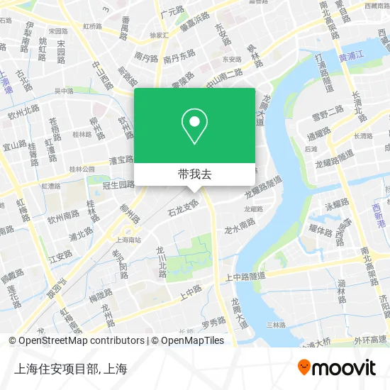上海住安项目部地图