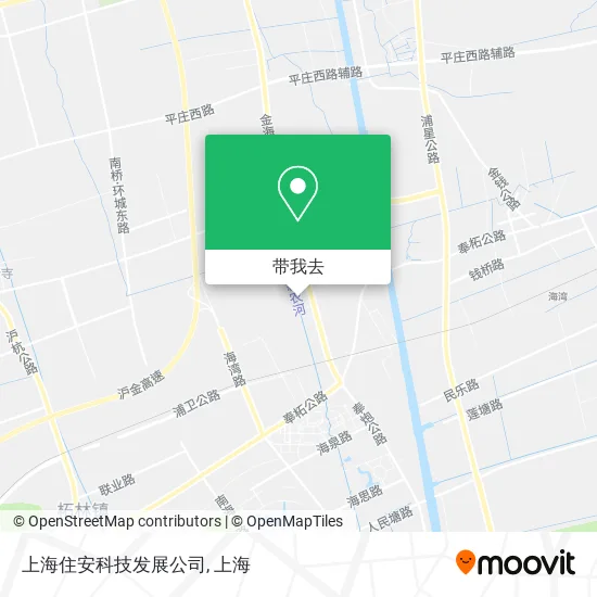 上海住安科技发展公司地图